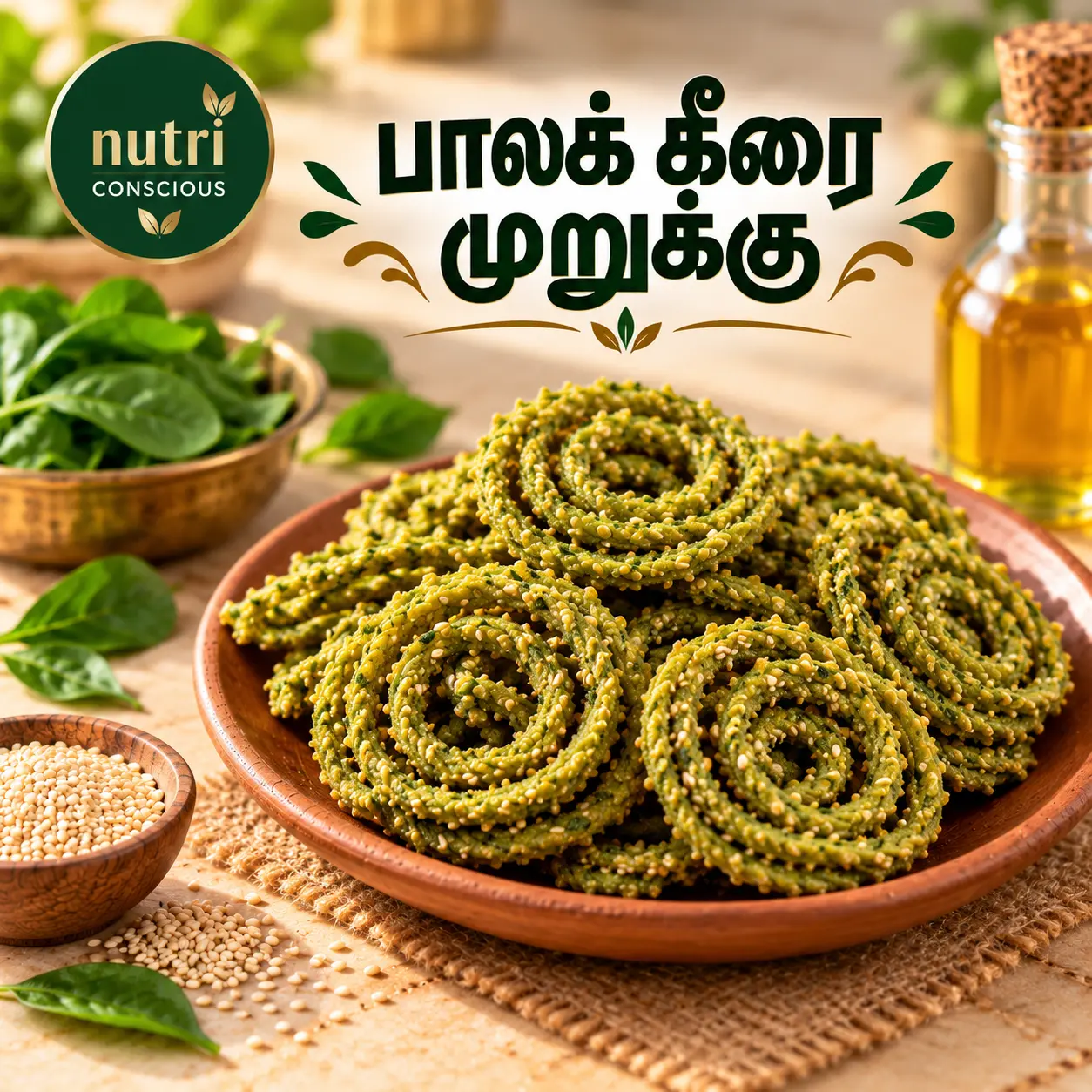 Palak Keerai Murukku